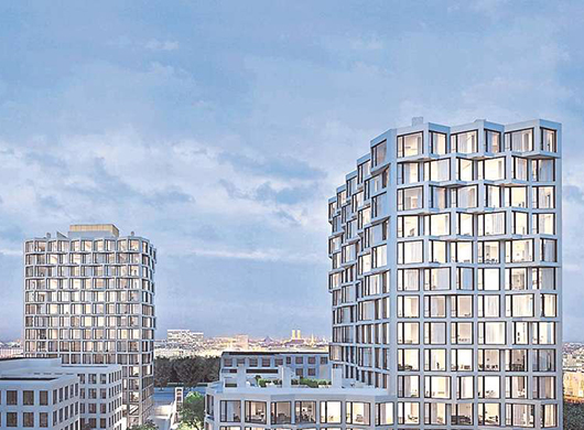 Friends Tower <br />Neubau Wohnanlage / München 2015 - 2017